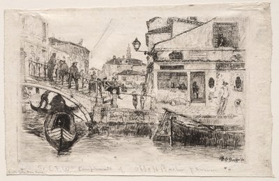 Ponte Tolentine, 1880. od Otto H. Bacher