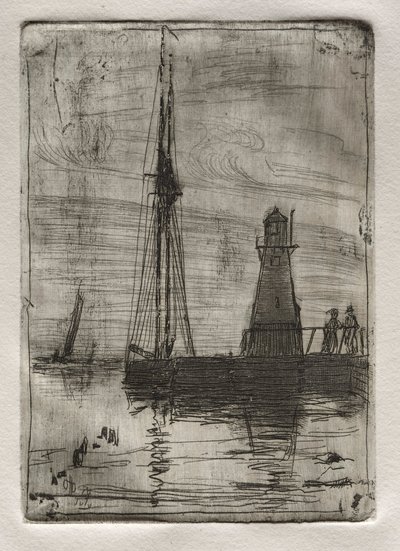 River Pier, 1878. od Otto H. Bacher