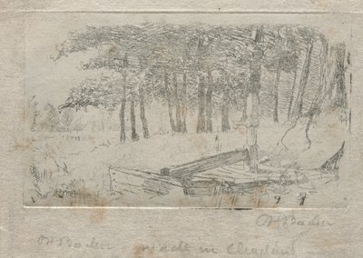 Skica z přírody, 1879. od Otto H. Bacher