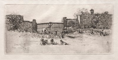 Brána, Lustheim, 1879. od Otto H. Bacher