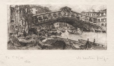 Rialto, Benátky od Otto H. Bacher