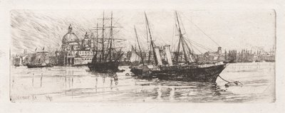 Dvě lodě, Benátky, 1880. od Otto H. Bacher