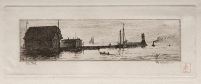 West Pier, Cleveland, 1878. od Otto H. Bacher