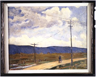 Migrace, cca 1937 (olej na plátně) od Otto Henry Schneider