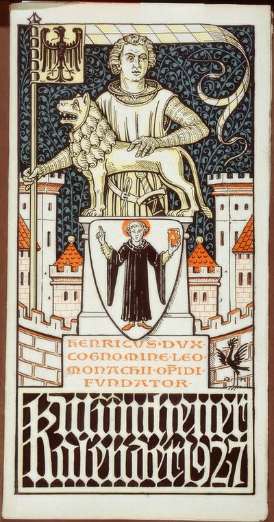Znak lidového státu Hesensko z roku) 1920 od Otto Hupp