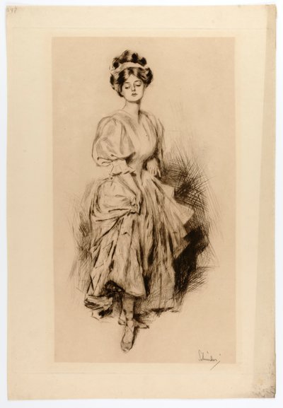 Tančící dívka od Otto J. Schneider
