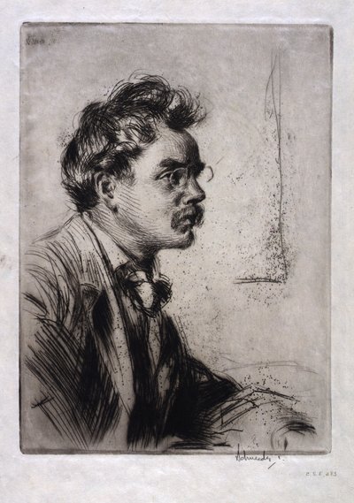 Portrét B.J.O. Nordfelta od Otto J. Schneider