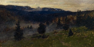 Krajina (olej na plátně) od Otto Ludvig Sinding