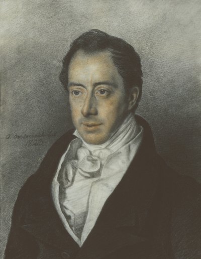 Portrét Nikolaje Ivanoviče Turgeněva 1789-1871, 1823 od Otto Oesterreich