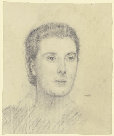 Portrét dámy (Margret Freebody?) od Otto Scholderer