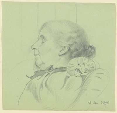 Spící Luise Scholderer od Otto Scholderer