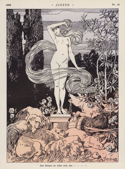 The Pure is All Pure (barva lito) od Otto Seitz