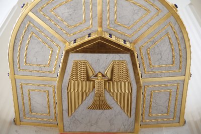 Kostel svatého Ducha Am Steinhof (kostel Leopold), Vídeň, Rakousko (foto) od Otto Wagner