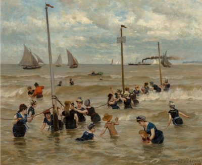 Koupání u moře, 1876. od Otto von Thoren