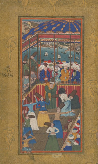 Tančící dervišové od Ottoman School