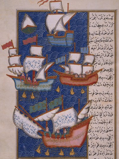 Rybáři se sítěmi od Ottoman School