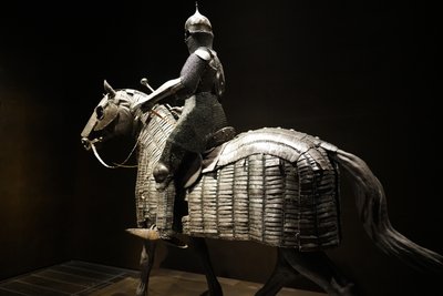 Osmanská zbroj jezdce a koně, konec 15. století - začátek 16. století (kovotepectví) od Ottoman School