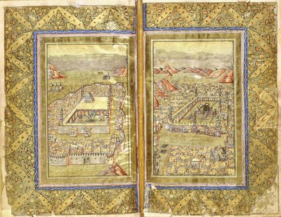 Pohledy na Mekku a Medinu, cca 1794-5 od Ottoman School