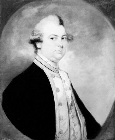 Kapitán Constantine John Phipps (1744-1792), cca 1779 (olej na plátně) od Ozias Humphry