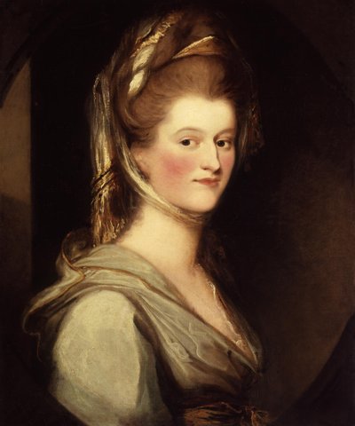 Alžběta Cravenová (rozená Berkeleyová), markraběnka Braniborsko-Ansbašská od Ozias Humphry
