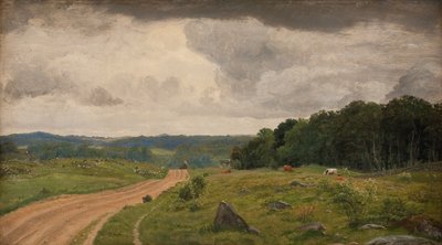 Krajina v Kongens Møller, Sealand. Odpolední světlo od P.C. Skovgaard