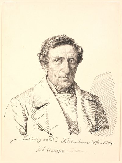 Portrét Nielse Andersena ve Forballe. od P.C. Skovgaard