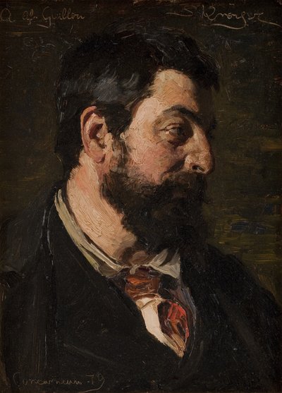 Portrét francouzského malíře Alfreda Guilloua od Peder Severin Krøyer