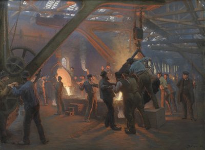 Slévárna železa, Burmeister a Wain od Peder Severin Krøyer