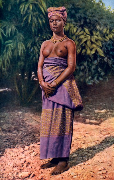 Žena z Accra, Ghana, 1922. od P. A. McCann