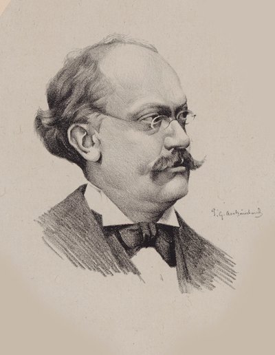 Portrét skladatele Charlese Lecocqa 1832-1918. od P. G. Archainbaud