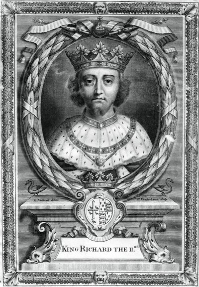 Richard II., anglický král. od P. Vanderbanck