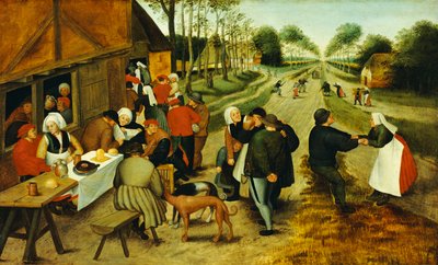 Rolníci v hostinci u silnice od P. the Younger Brueghel