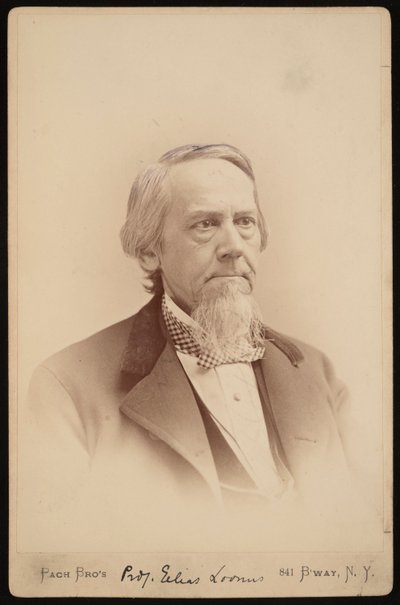 Portrét Eliase Loomise 1811-1889, mezi 1883 a 1889. od Pach Bros