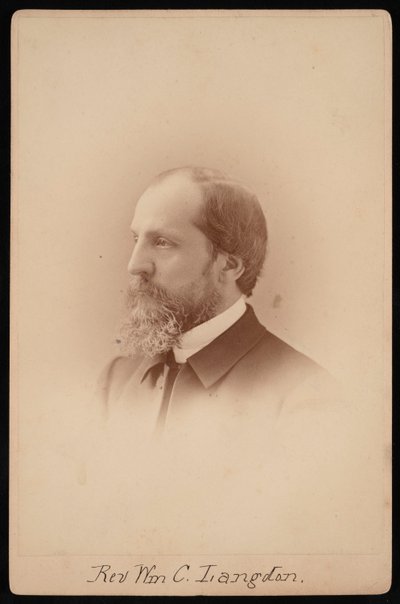 Portrét reverenda Williama Chauncy Langdona 1831-1895, cca 1881. od Pach Bros