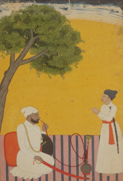 Portrét prince, Džammú, Kašmír, 1760 od Pahari School