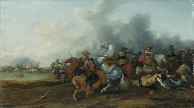 Jízdní potyčka, 1632 od Palamedes Palamedesz