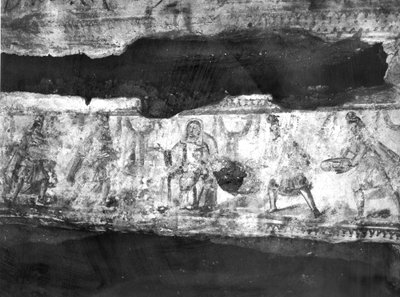 Klanění tří králů (nástěnná malba) od Paleo Christian