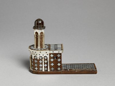 Model kostela Božího hrobu (dřevo a perleť) od Palestinian School