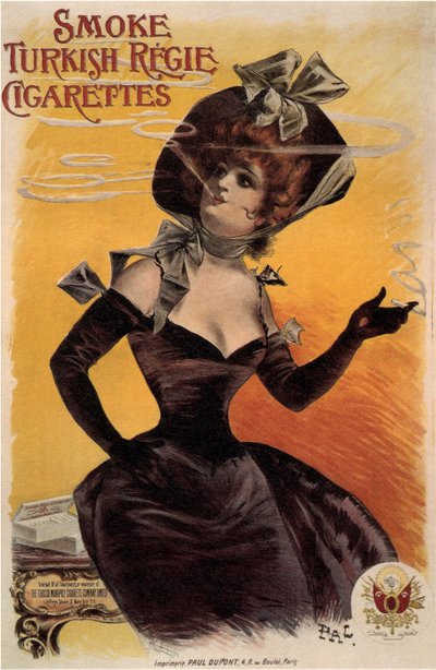 Smoke Turkish Regie Cigarettes, 1895 od Paléologue