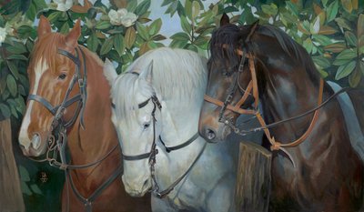 Zachráněná, 2014 (olej na plátně) od Pamela Patrick White