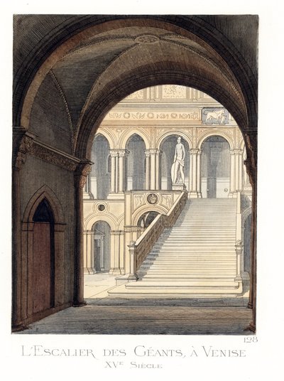Obří schodiště Dóžecího paláce, v Benátkách (Itálie) od Paolo Mercuri