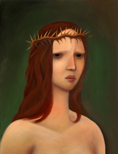 Ecce Homo, 2023 (olej na dřevěné desce) od Paolo Perfranceschi