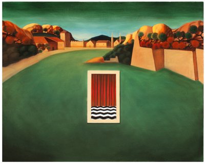 Předsíň mučednictví, 2017 (olej na dřevěné desce) od Paolo Perfranceschi