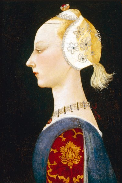 Mladá dáma módy, 1462-1465 od Paolo Uccello