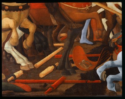 Bitva o San Romano, detail od Paolo Uccello