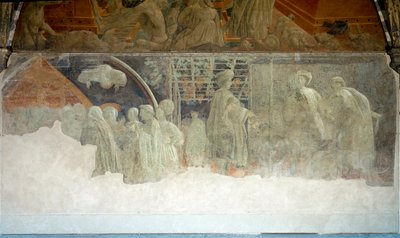Příběh o Noemovi, opilosti - Fresco od Paolo Uccello