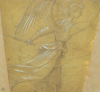 Studie kalicha s andělem od Paolo Uccello