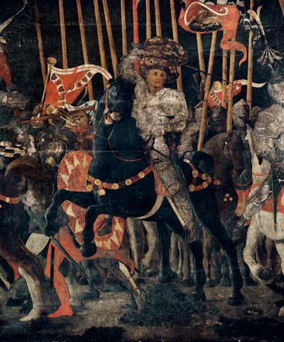 Bitva u San Romana v roce 1432 ... od Paolo Uccello