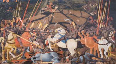 Bitva u San Romana od Paolo Uccello