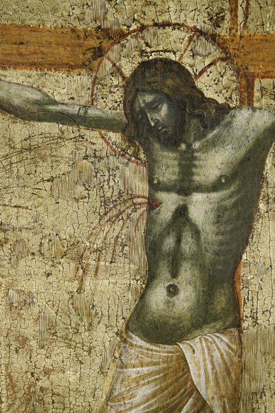Kristus, detail z roku 1630100 Polyptych Ukřižování se svatými od Paolo Veneziano